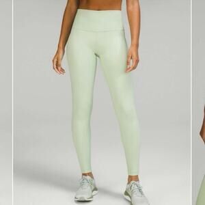 LULULEMON Wunder Under High-Rise Tight/Legging 28" Full-On Luxtreme Mint Sz 0